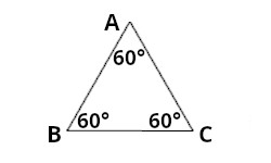 triunghi echilateral △ABC