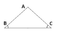 triunghi isoscel △ABC